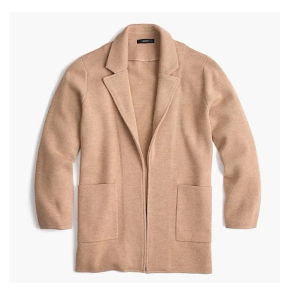 J Crew Knit Open-Front cardigan - Camel